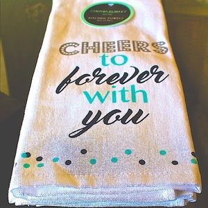 CYNTHIA ROWLEY KITCHEN TOWELS SET OF TWO FOREVER